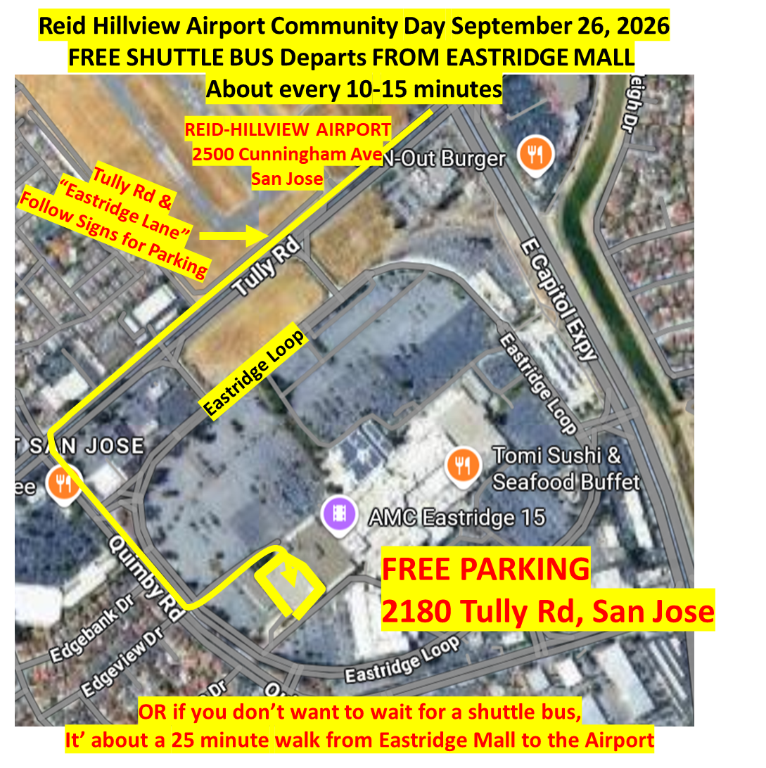 Free
                                                      Shuttle Bus
                                                      Parking @
                                                      Eastridge Mall