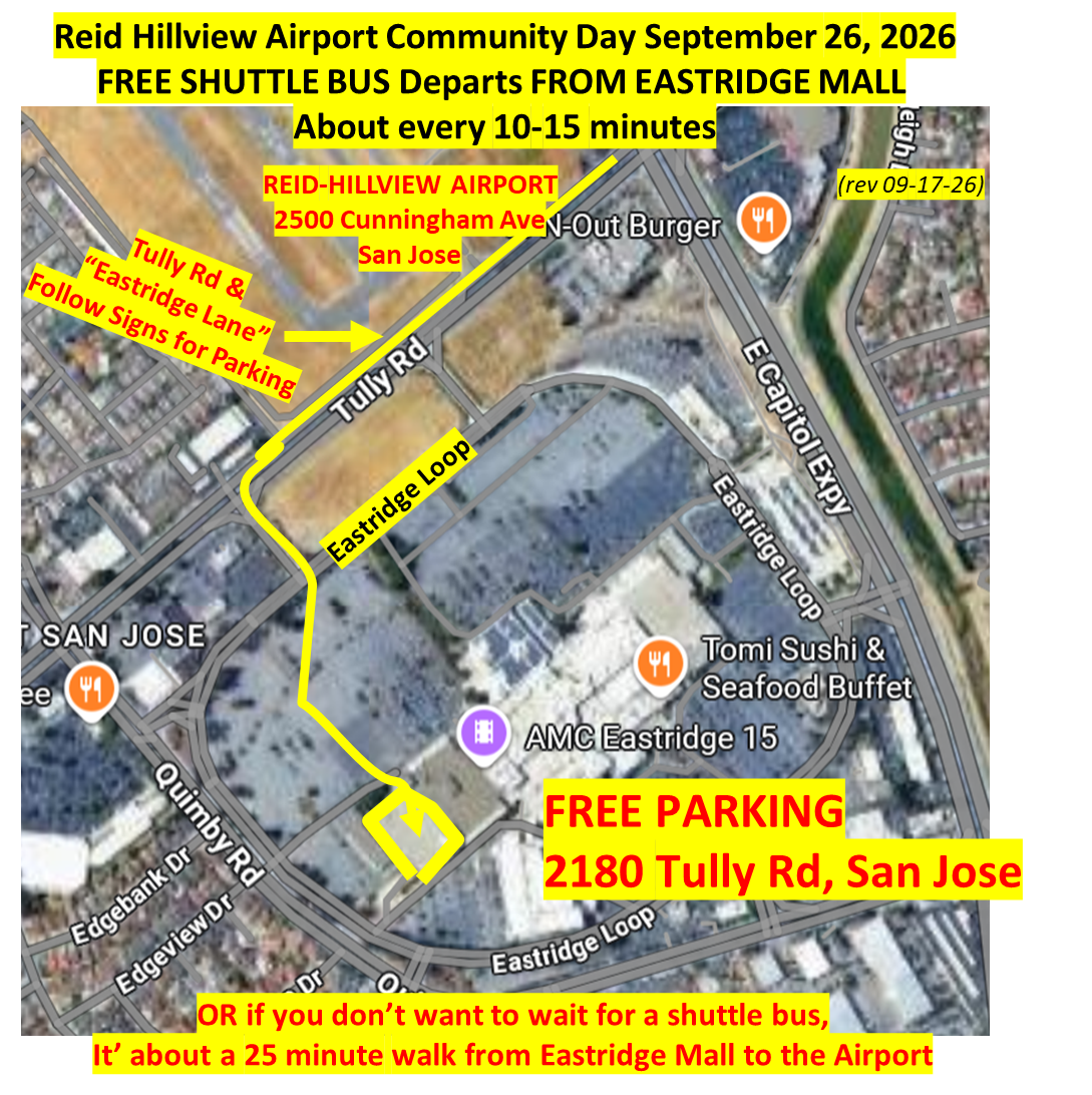 Free
                                                      Shuttle Bus
                                                      Parking @
                                                      Eastridge Mall